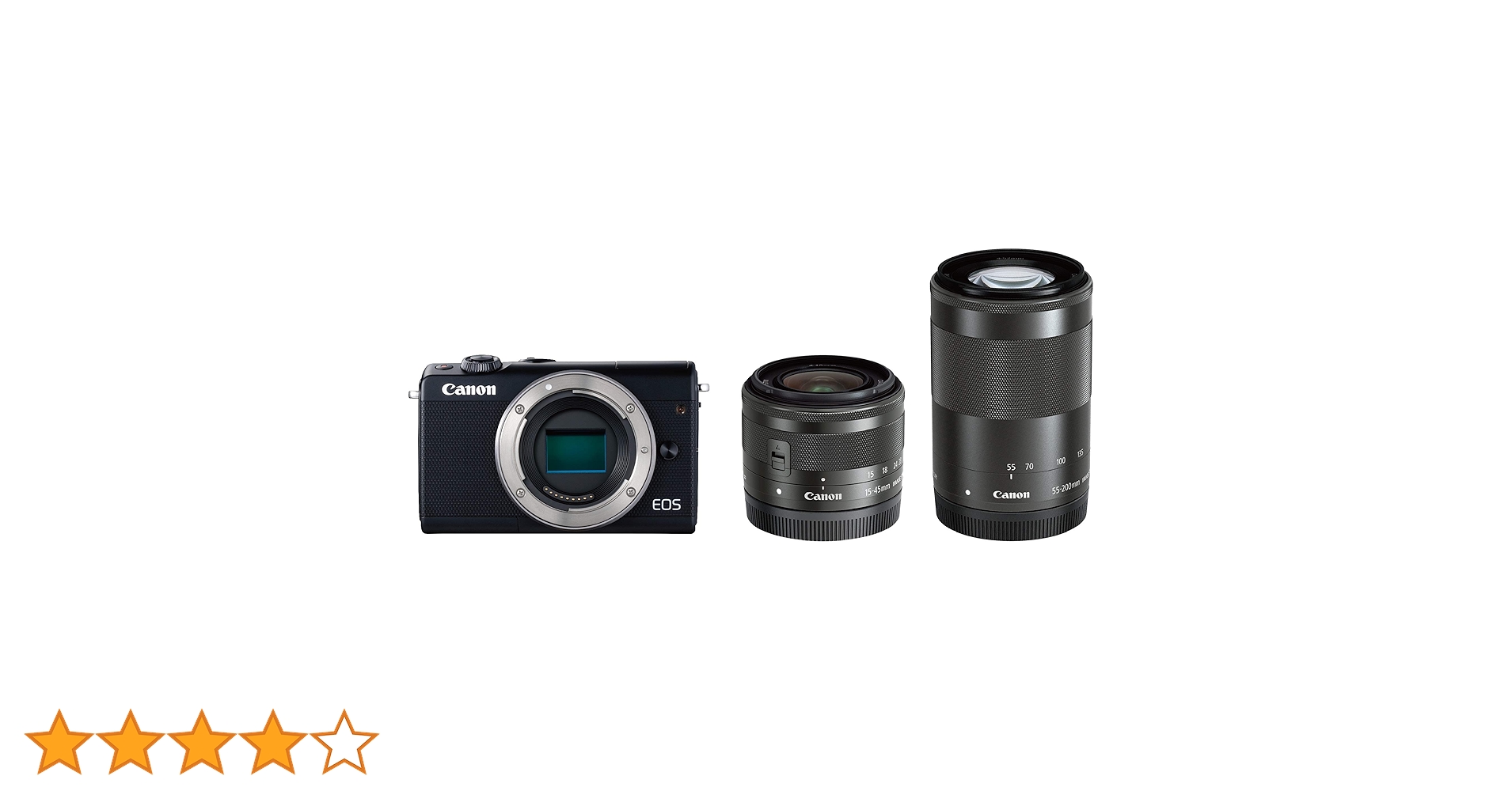 Canon EOS M100 ダブルレンズキット　ブラック　ミラーレスカメラ 価格.com - CANON EOS M100 ダブルレンズキット [ブラック] 純正